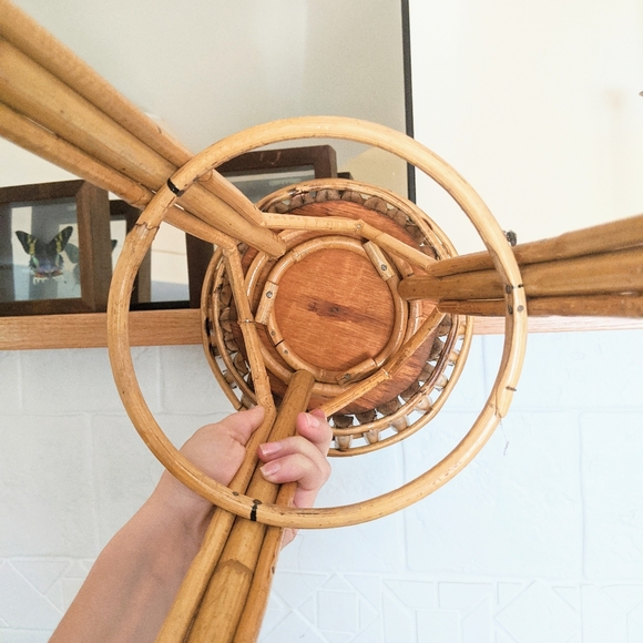 Boho Rattan Planter Stand - Picture 3 of 7
